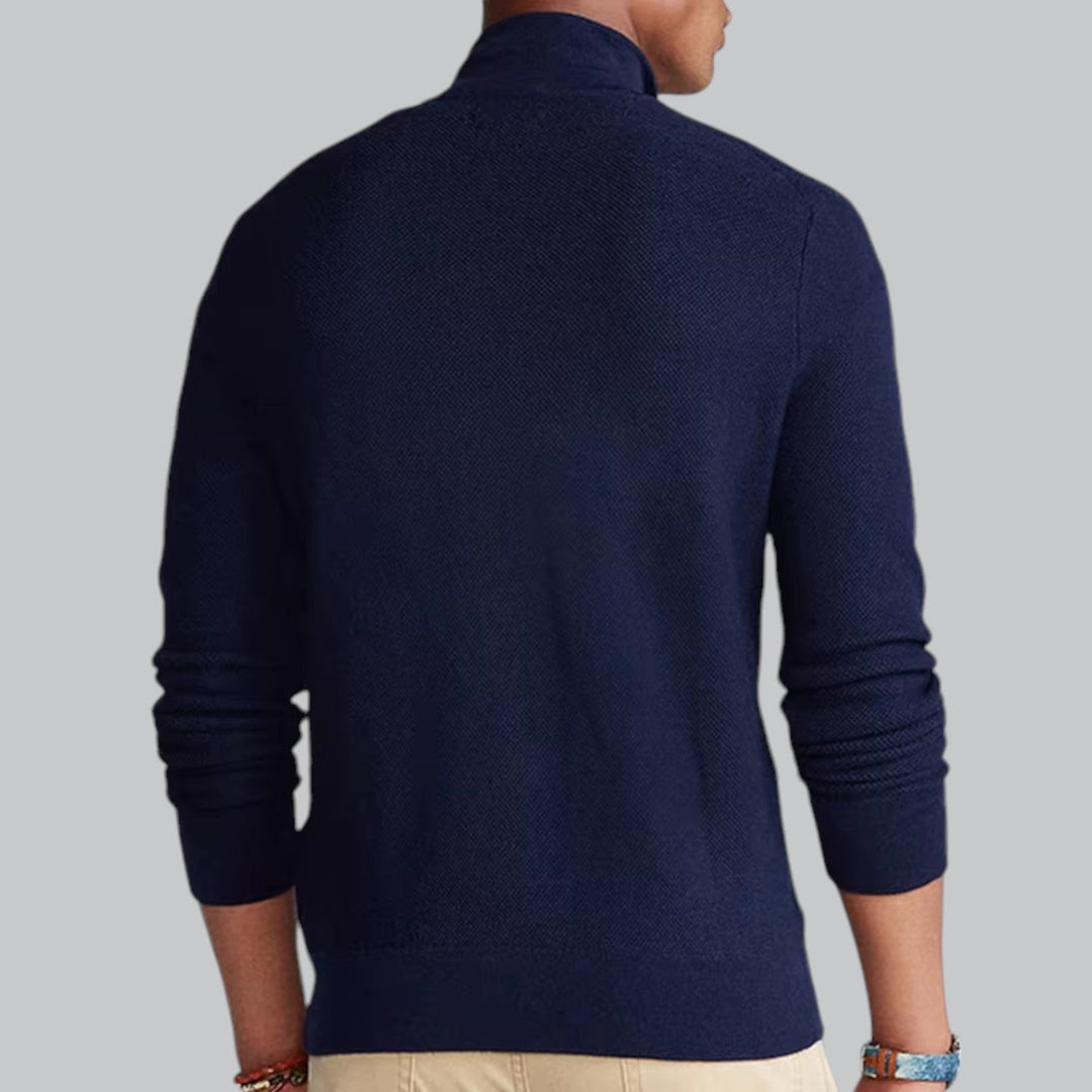 NOVA | Stylish Men's Knitted Zipper Cardigan
