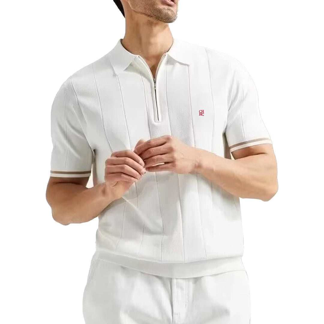 NOVA | Stylish Men's Zipper Polo Shirt
