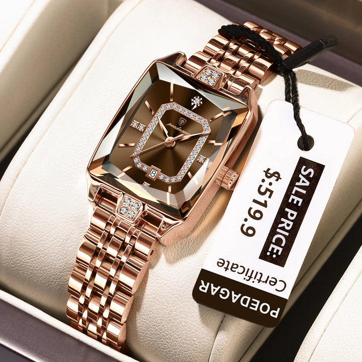 NOVA | Stylish Rectangular Face Quartz Watch for Women

