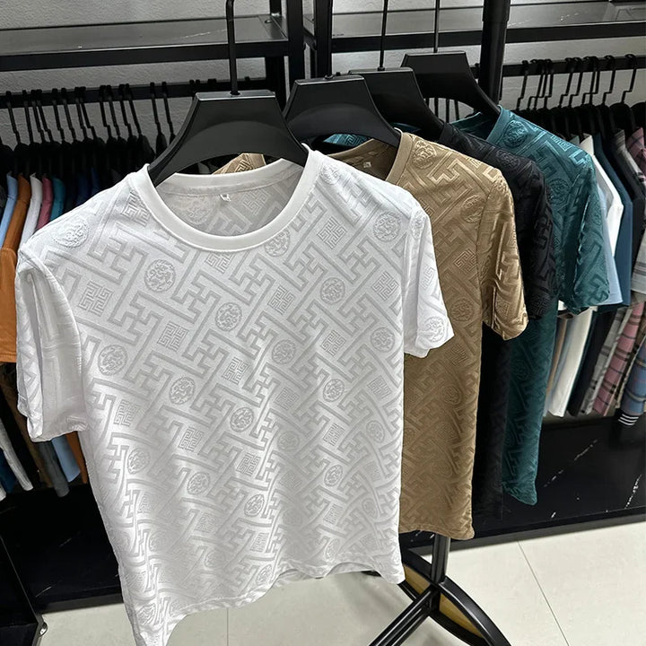 NOVA | Stylish Summer T-Shirt with Stripes for Men

