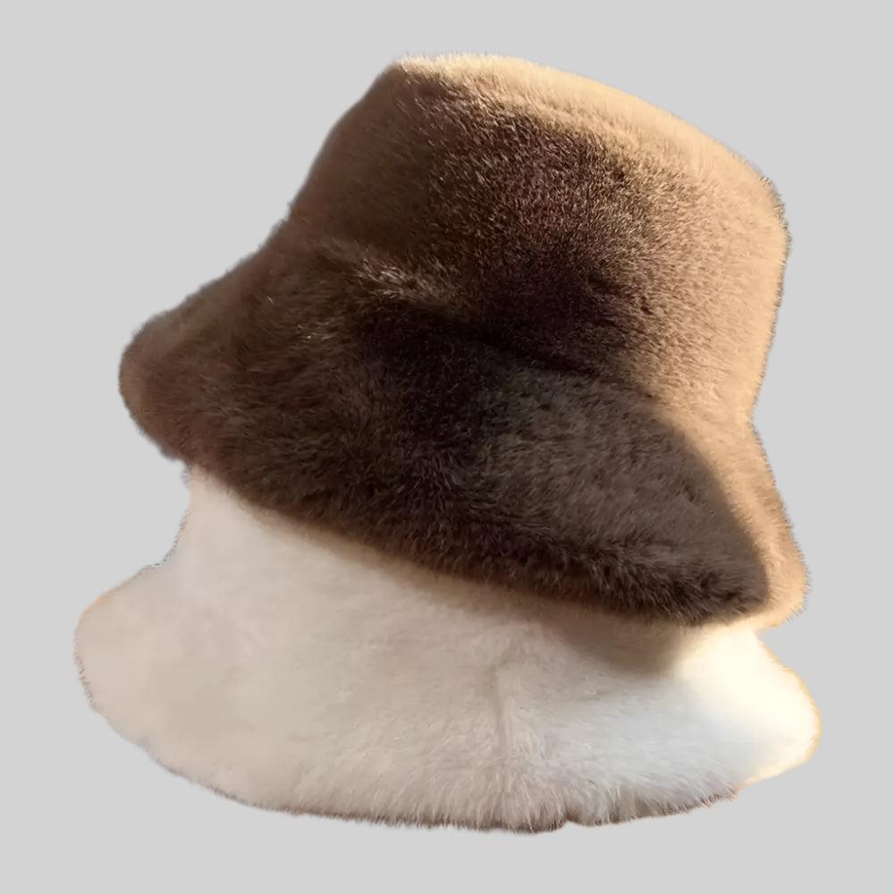 NOVA | Stylish Women's Fur Winter Bucket Hat