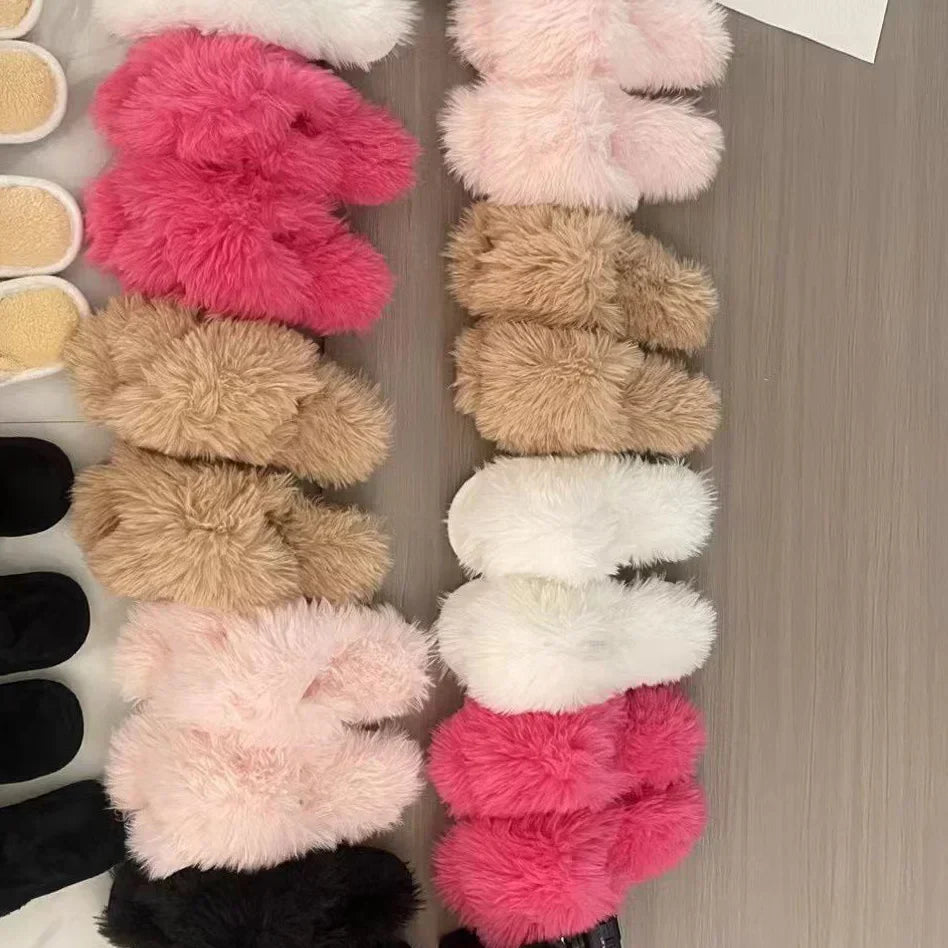 NOVA | Stylish Women's Hair Fur Slippers