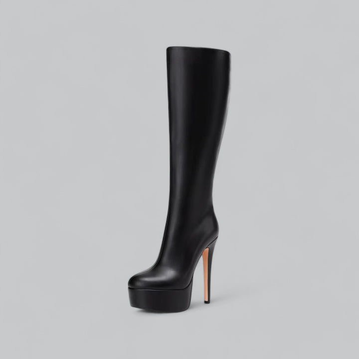 NOVA | Stylish Women's High Knee Leather Boots