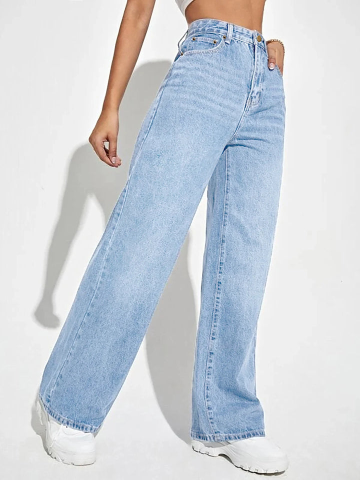 NOVA | Classic Women's Loose Straight Jeans 
