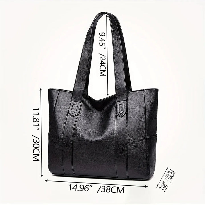 NOVA | Trendy Large PU Leather Handbag
