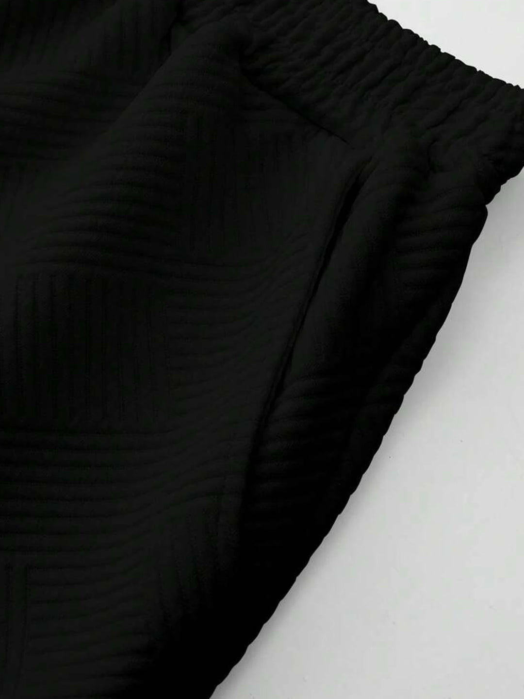 NOVA | Trendy Men's Knitwear Set with Patch Lettering

