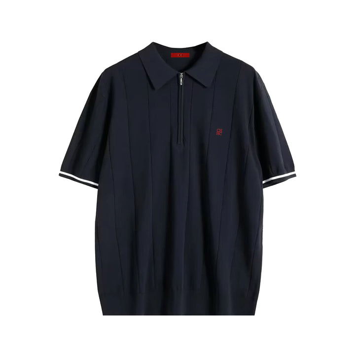 NOVA | Trendy Men's Short-Sleeve Zipper Polo
