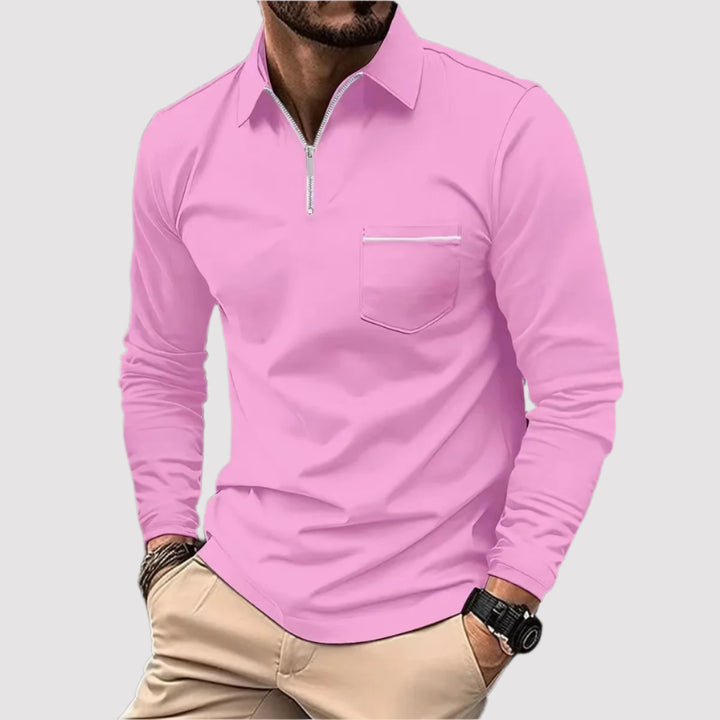 NOVA | Trendy Men's Short Sleeve Knit Polo

