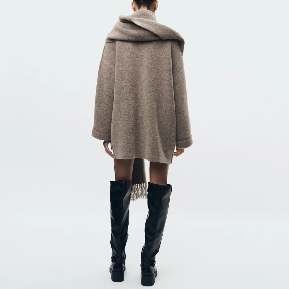 NOVA | Trendy Women's Buttoned Knit Cardigan
