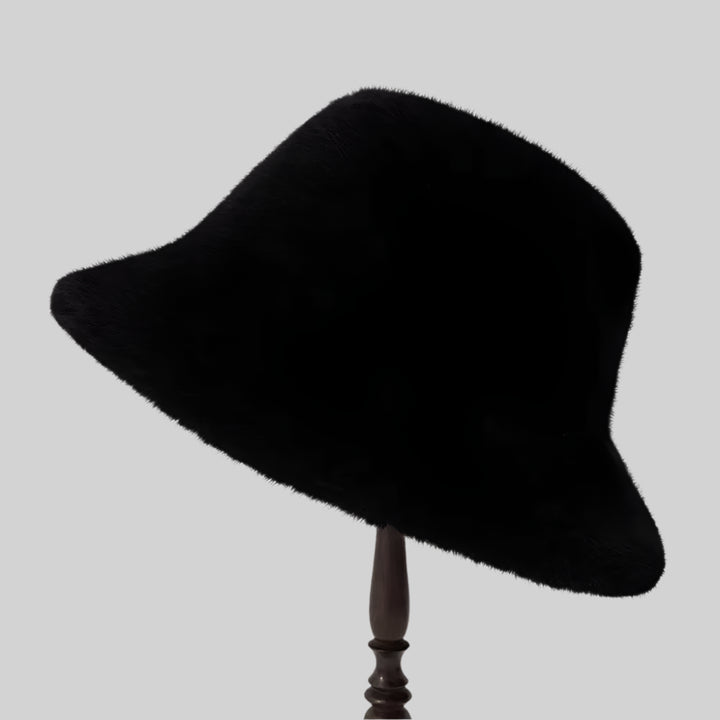 NOVA | Trendy Women's Fur Bucket Hat for Winter