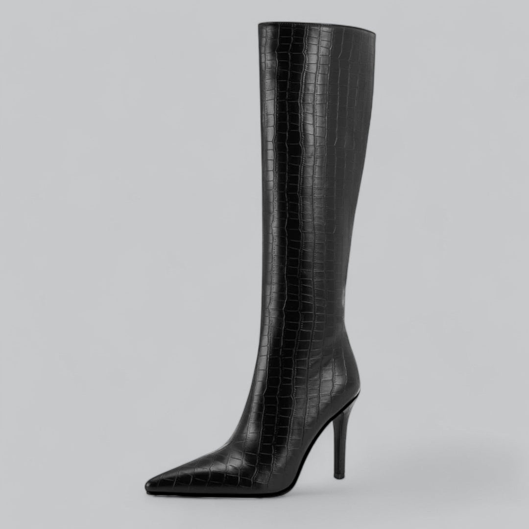 NOVA | Trendy Women's Pointed Toe Knee High Boots
