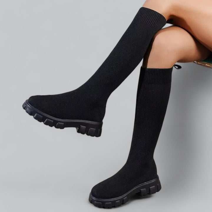 NOVA | Trendy Women's Stretch Knee High Boots
