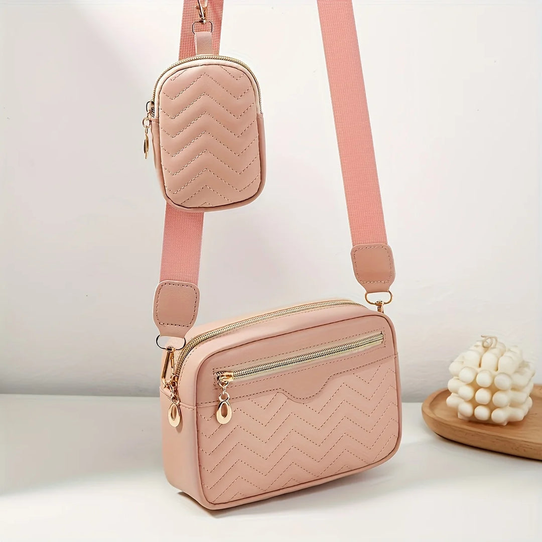 NOVA | Trendy women's satchel bag made of soft polyester

