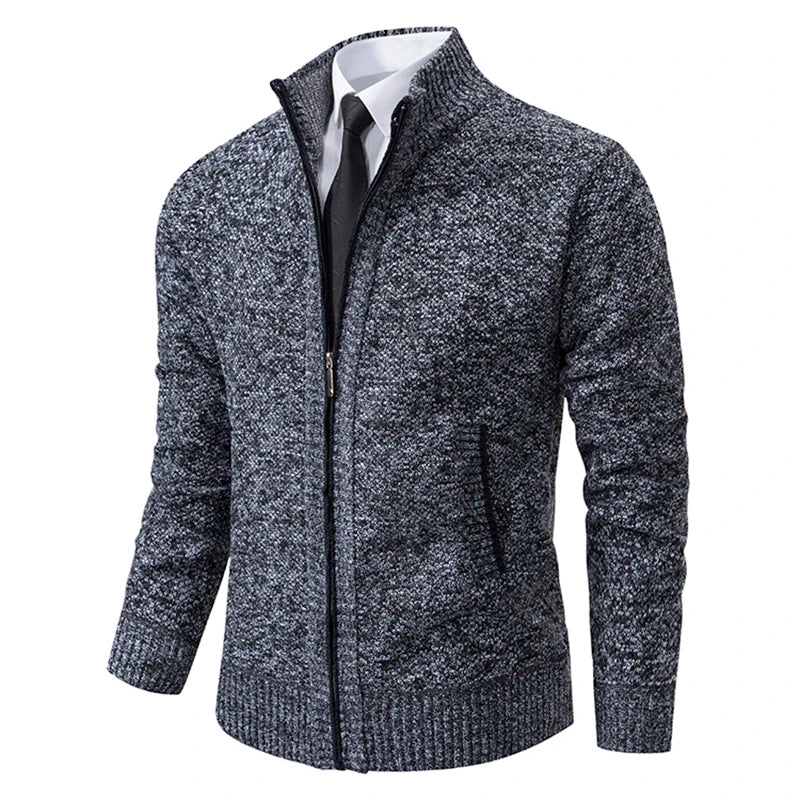 NOVA | Versatile Men's Zip-Up Fleece Cardigan
