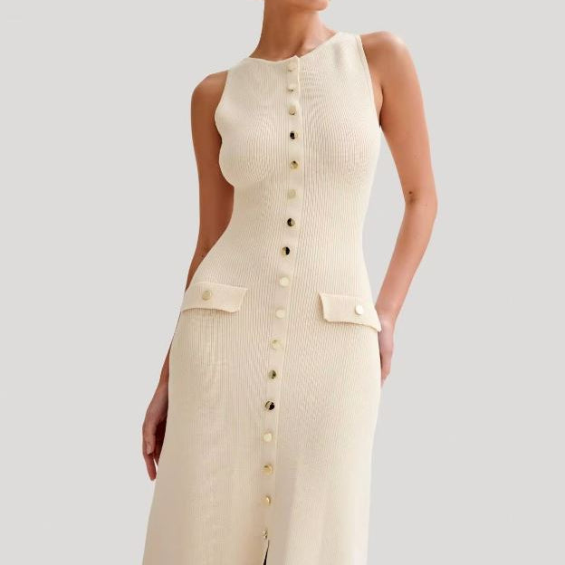 NOVA | Versatile Sleeveless Ribbed Dress
