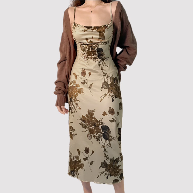 NOVA | Women's Elegant Floral Maxi Dress

