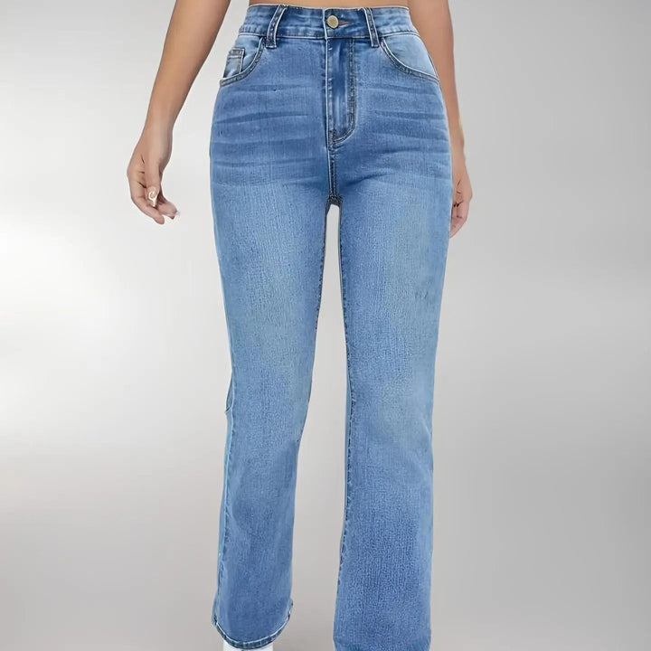 NOVA | Women's High-Waisted Straight-Leg Jeans
