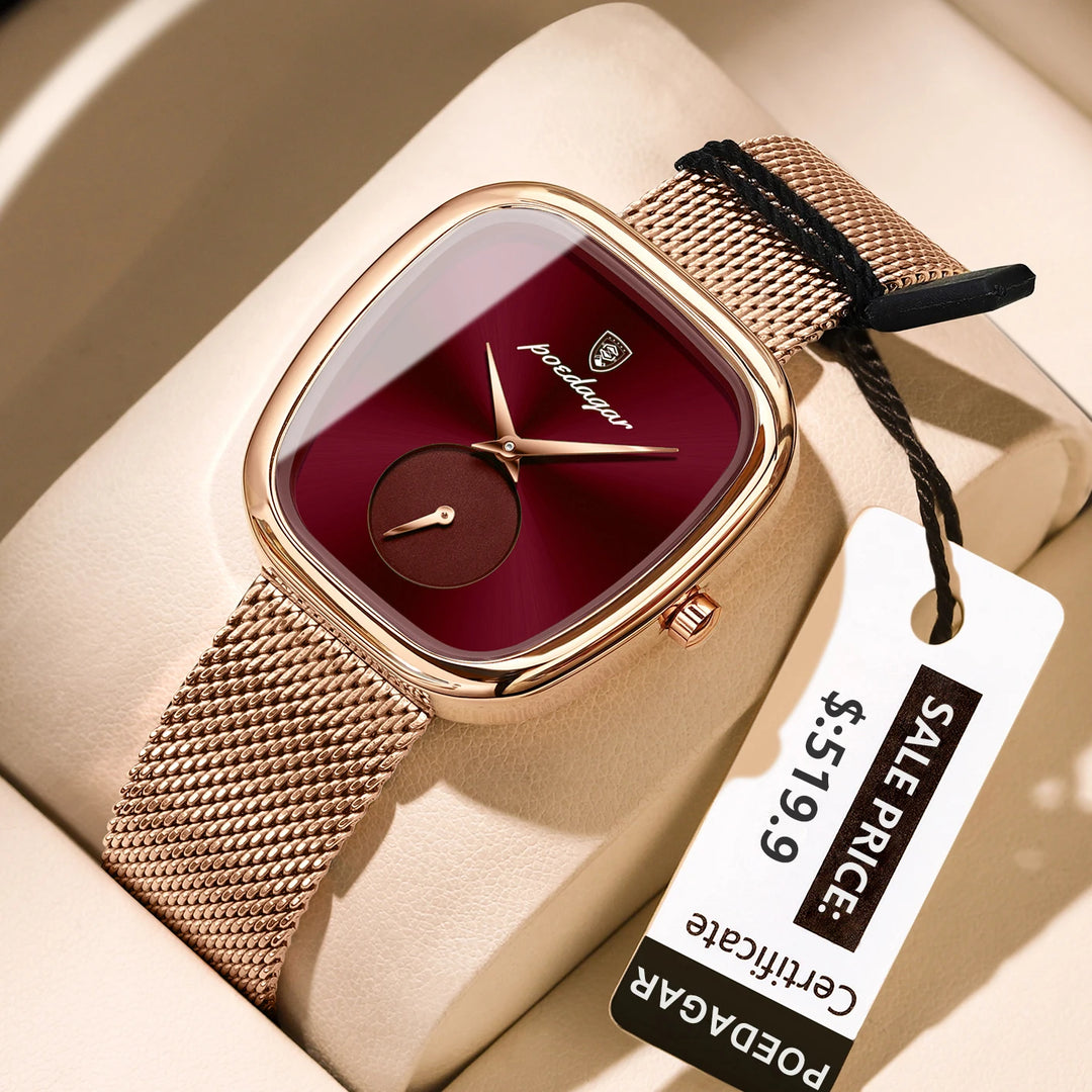 NOVA | Women's Irregular Dial Quartz Watch Stainless Steel

