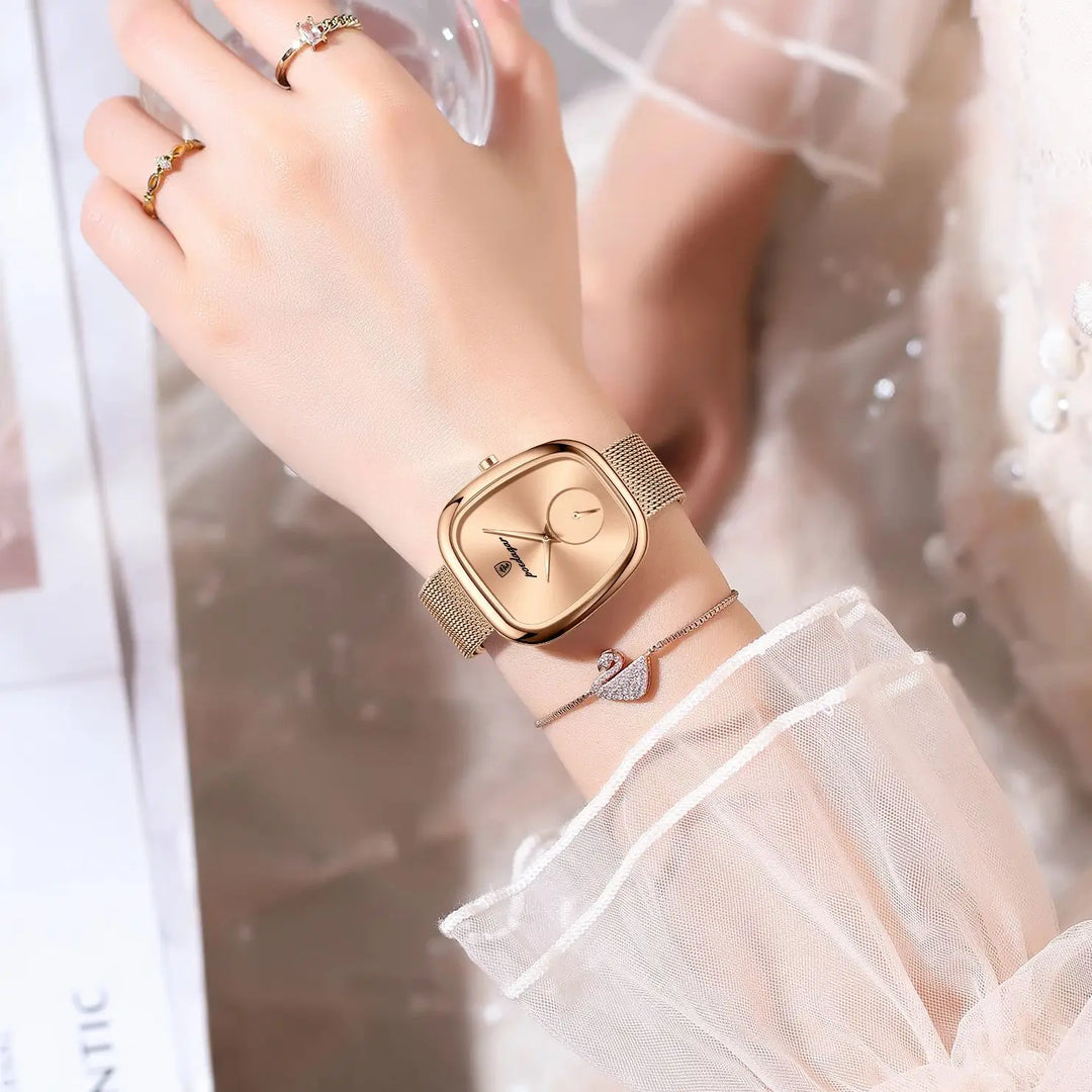 NOVA | Women's Irregular Stainless Steel Quartz Watch

