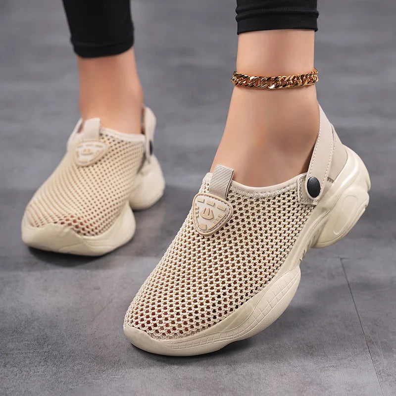 NOVA | Women's Waterproof Slip-On Mesh Shoes – Lightweight Comfort