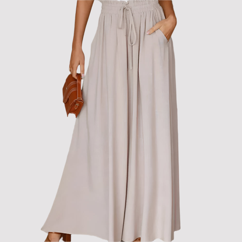 NOVA women’s loose wide-leg pants with side pockets

