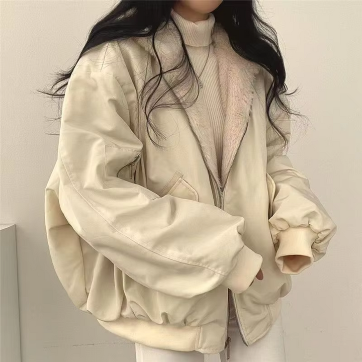 Nova | Comfortable Reversible Zipper Hoodie for Women
