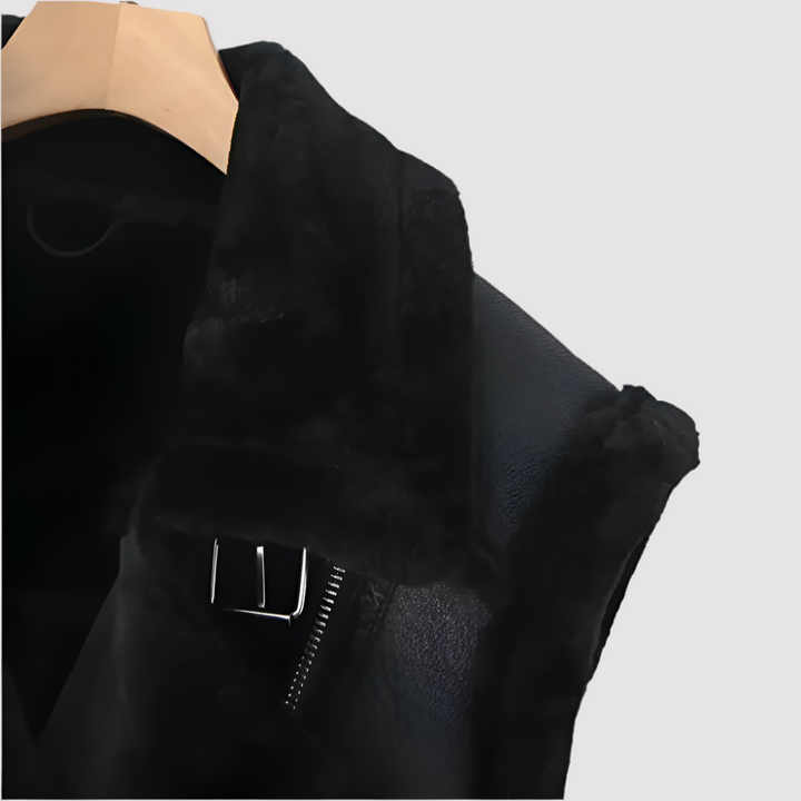 Nova | Cozy Women's Shearling Fur Vest
