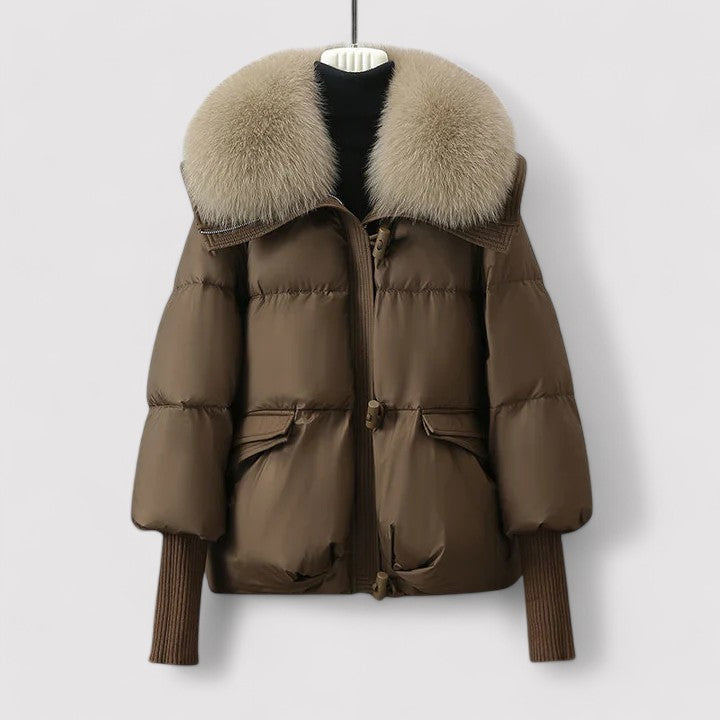 Nova | Elegant Women's Faux Fur Parka Jacket