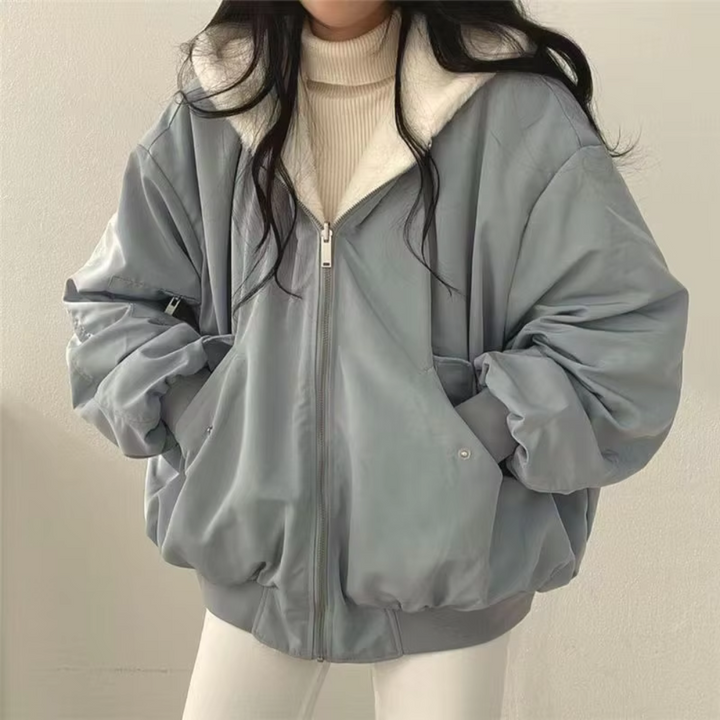 Nova | Modern Women's Reversible Zipper Hoodie
