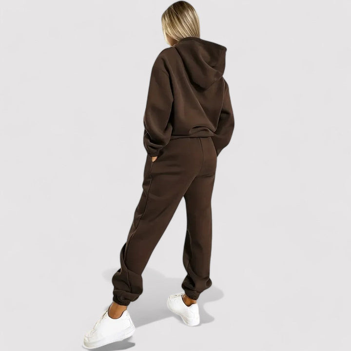 Nova | Stylish Women's Printed Hoodie Set
