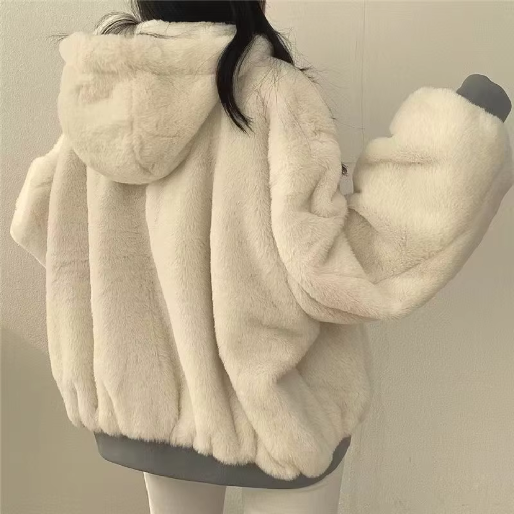 Nova | Trendy Women's Reversible Zipper Hoodie
