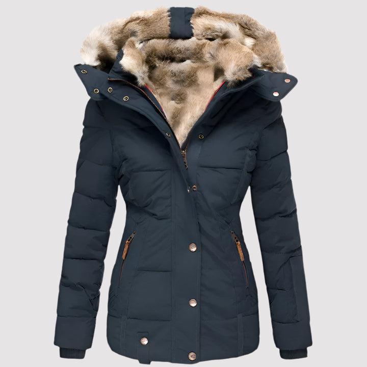 Nova | Warm Women's Fur-Lined Hooded Parka
