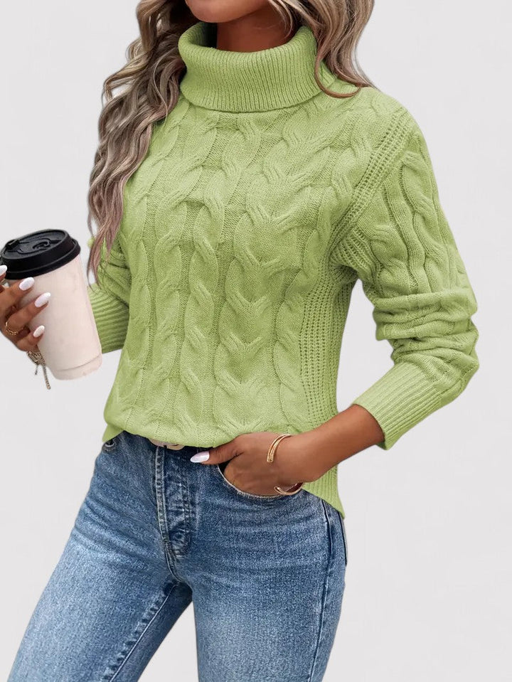 Nova | Warm Women's Turtleneck Sweater for Cold Weather
