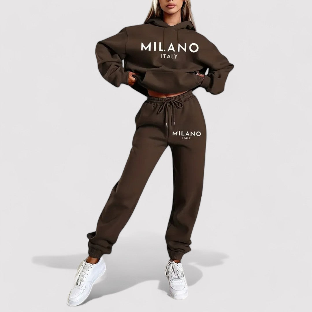 Nova | Women's Printed Hoodie Set

