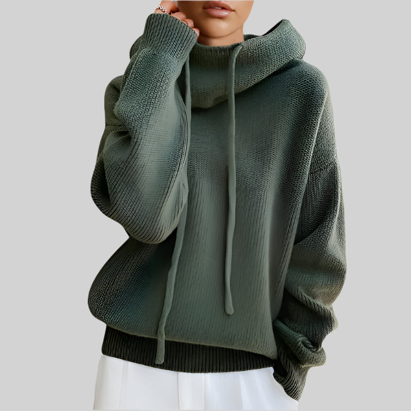 Nova | Women's Wool Knitted Hoodie
