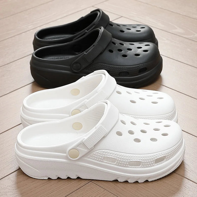 Nova breathable EVA medium heel slippers

