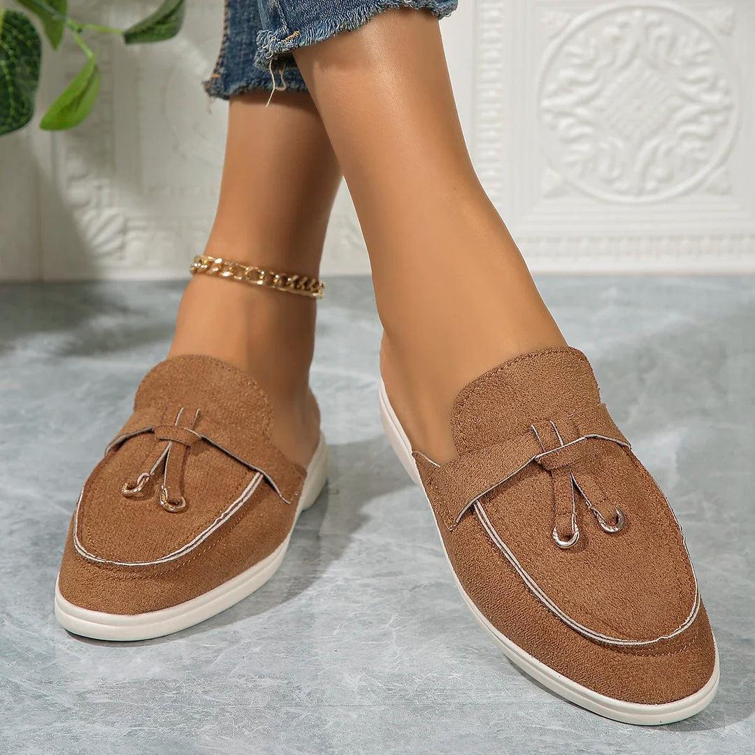 Nova breathable viscose pull-on slippers

