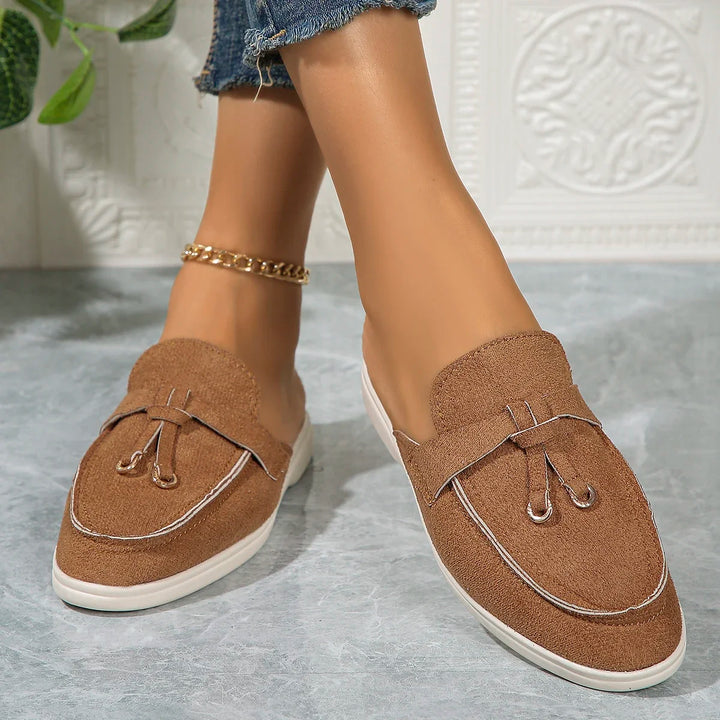Nova breathable viscose pull-on slippers


