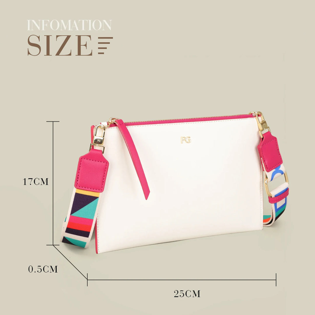 Nova casual clear PVC letter clutch for women

