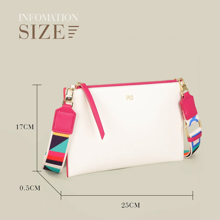 Nova casual clear PVC letter clutch for women

