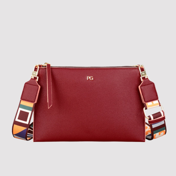 Nova clear PVC clutch with bold lettering for women

