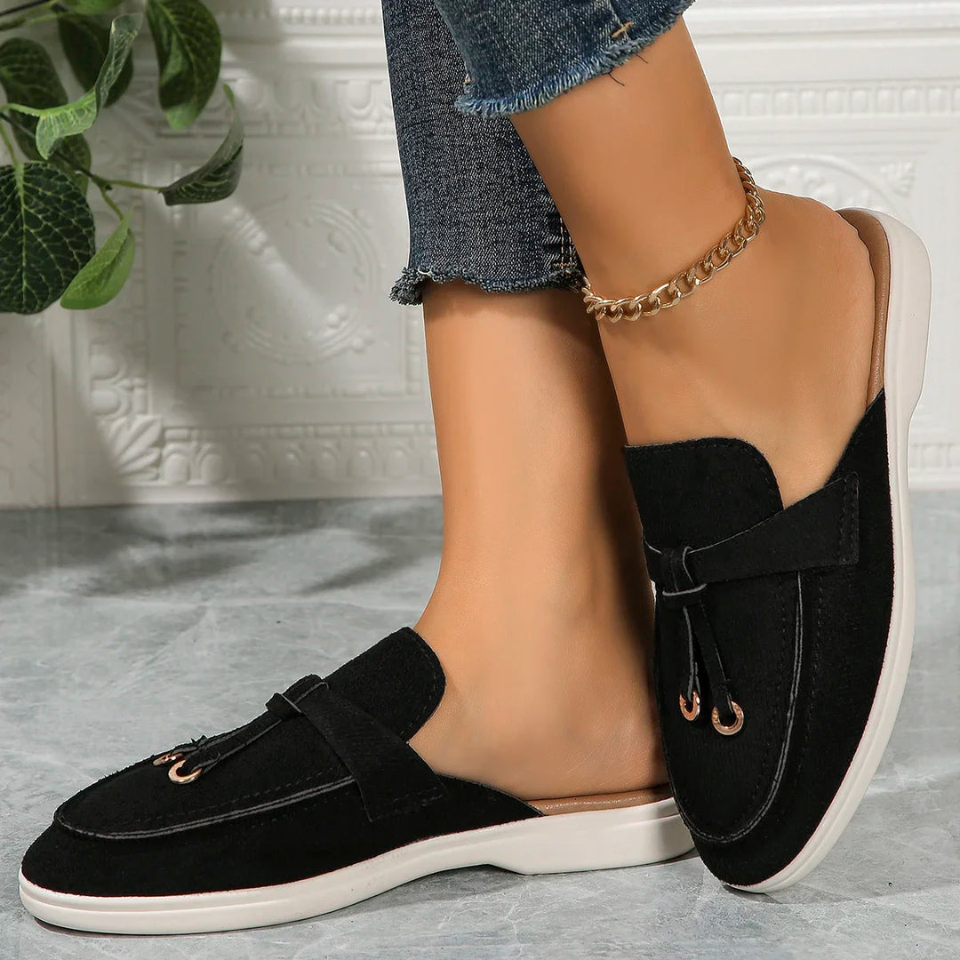 Nova slip-on flat house slippers for women

