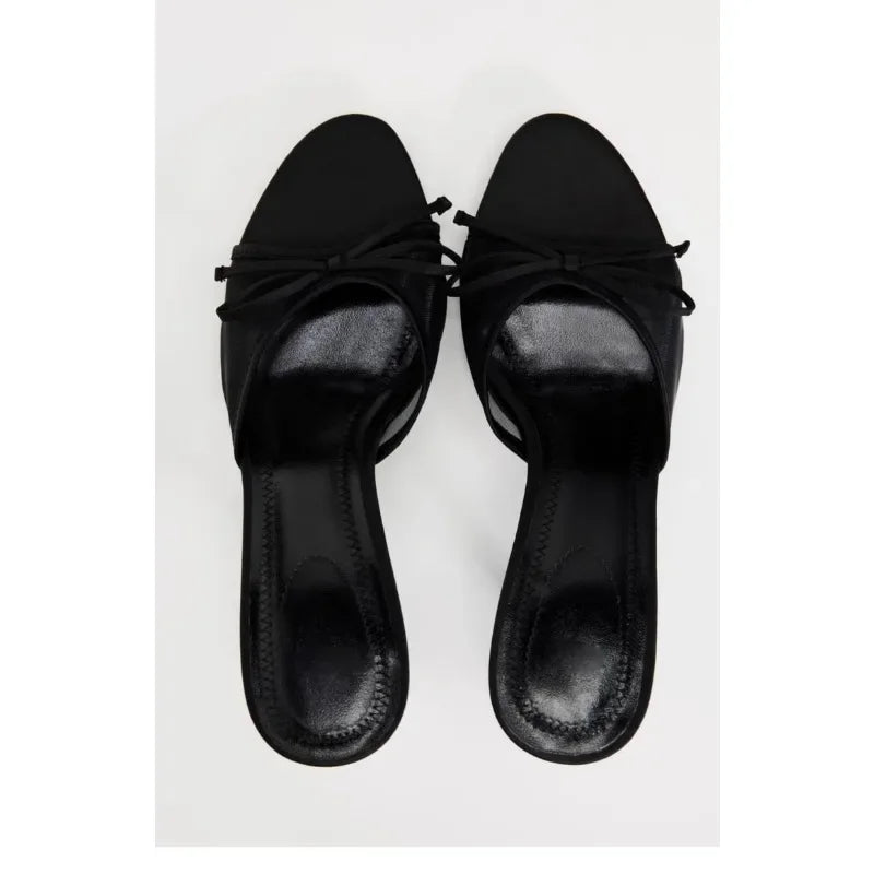 Nova strappy cotton high-heel sandals for women

