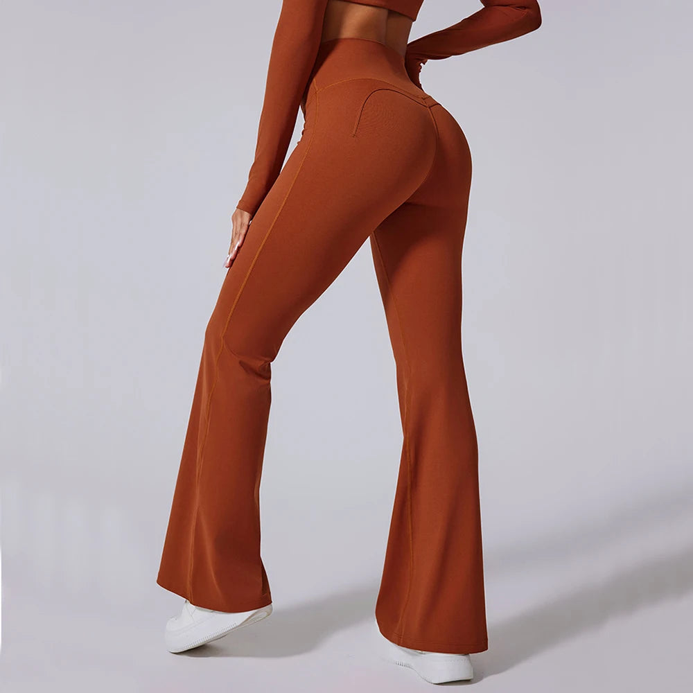 Nova stretchy flared yoga leggings

