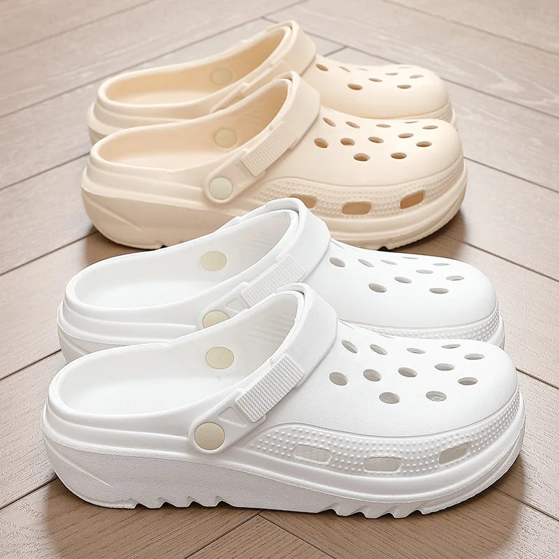 Nova stylish EVA sandals with mid heel for women

