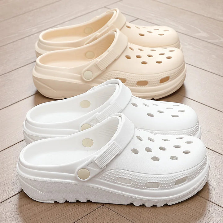 Nova stylish EVA sandals with mid heel for women


