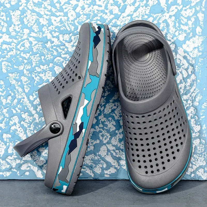 Nova stylish camouflage slip-on sandals for men

