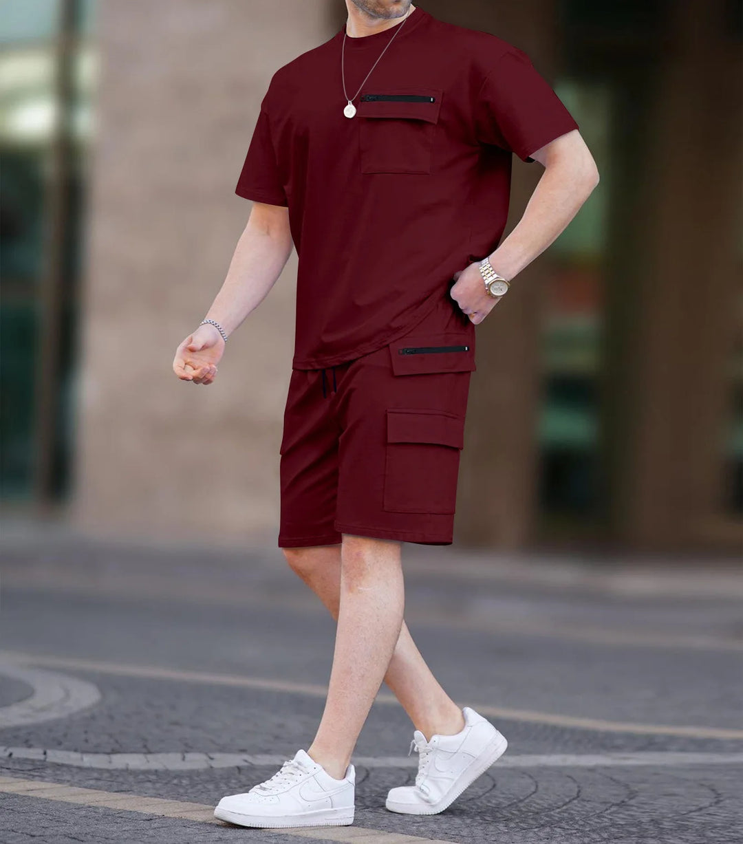 Nova summer knitwear set for men with comfy fit

