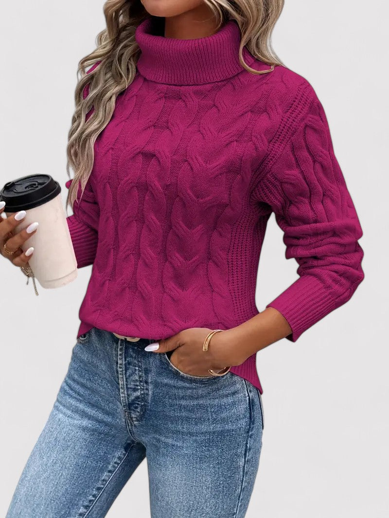 Nova | trendy Women's Turtleneck Sweater 
