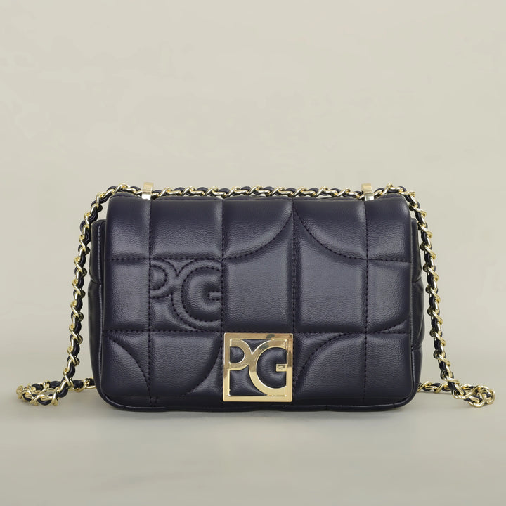 Nova women's retro PU geometric messenger bag

